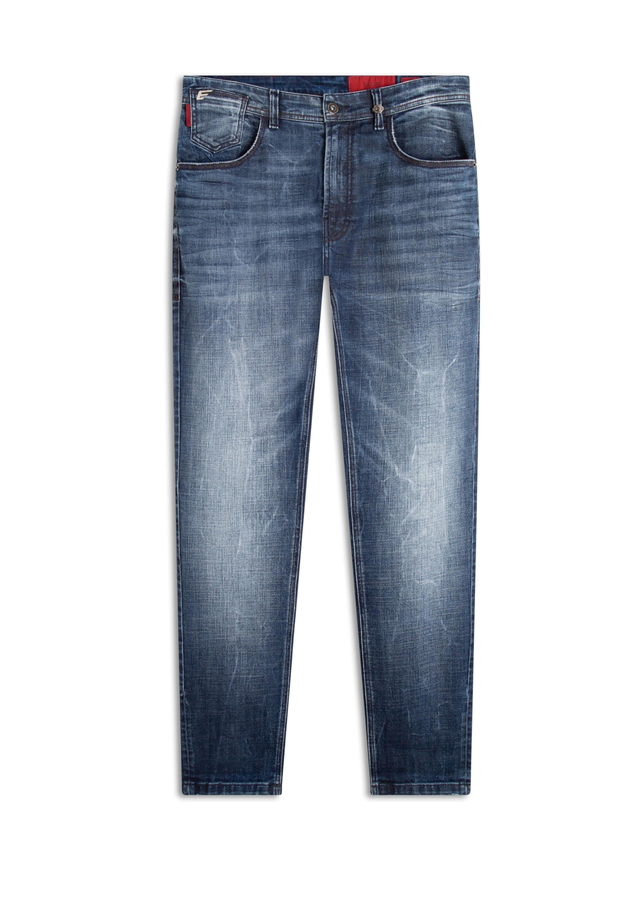Calça Visco Indigo Elastic Lav.Escuro C/Sky+3d