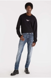 Calça Visco Indigo Elastic Lav.Escuro C/Sky+3d