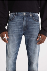 Calça Visco Indigo Elastic Lav.Escuro C/Sky+3d