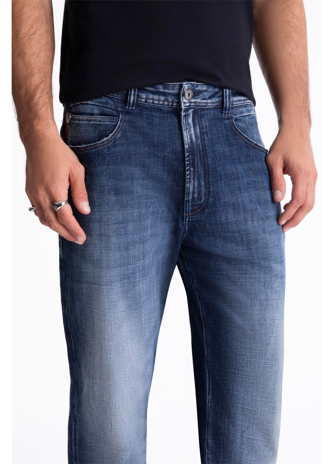 Calça Visco Indigo Elastic Lav. Escuro C/  Used