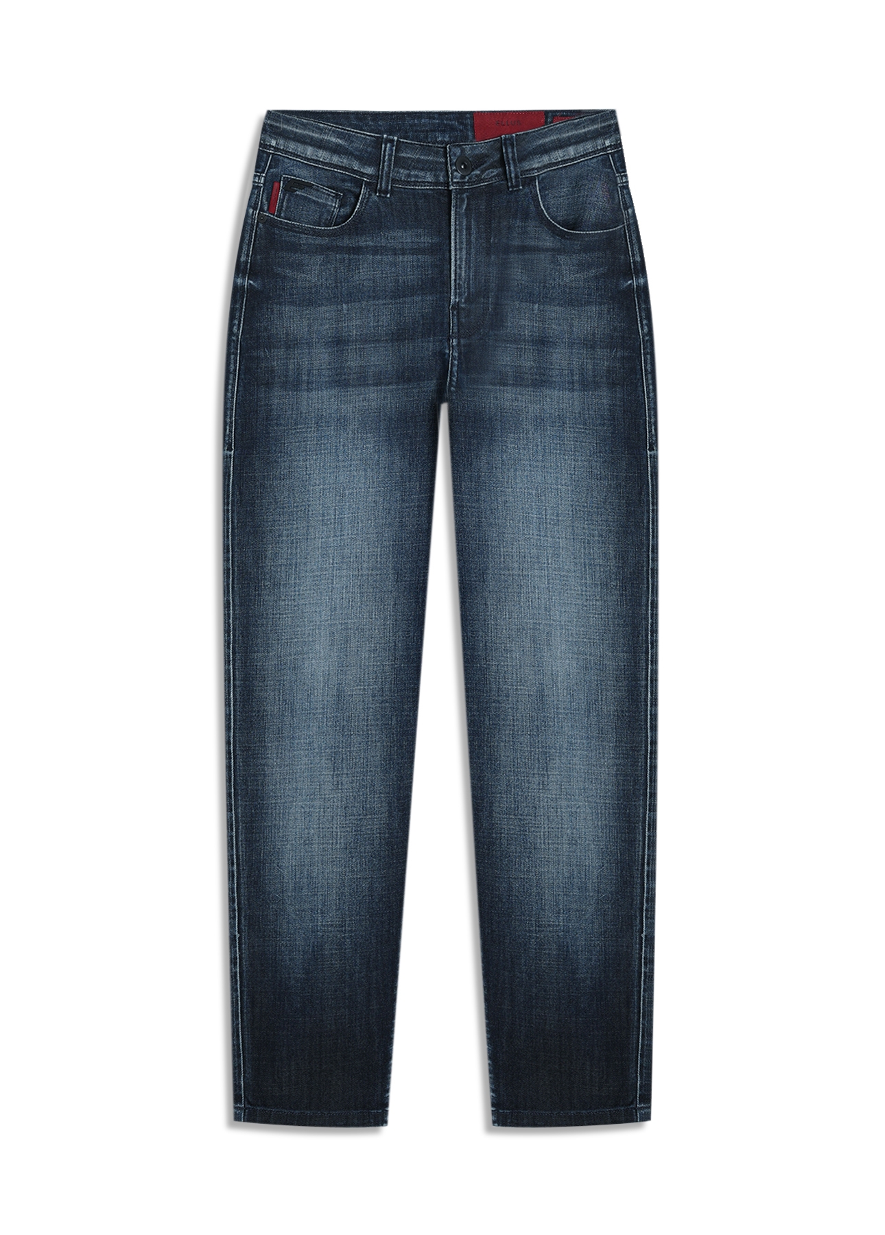 Calça Visco Indigo Elastic Mom Lav. Escuro