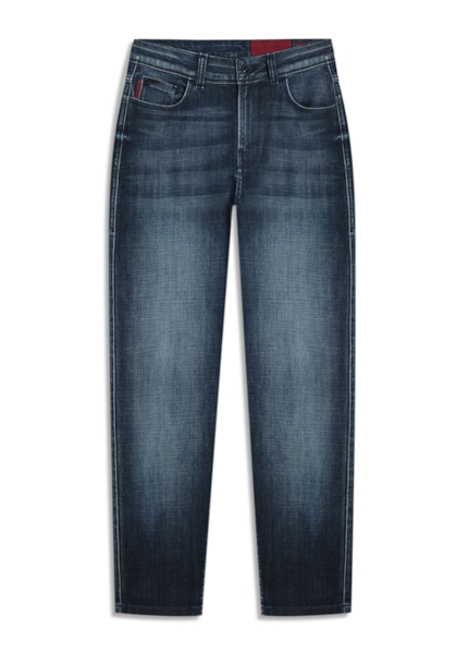 Calça Visco Indigo Elastic Mom Lav. Escuro