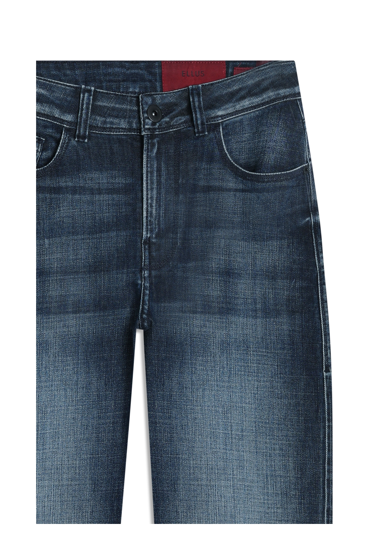 Calça Visco Indigo Elastic Mom Lav. Escuro
