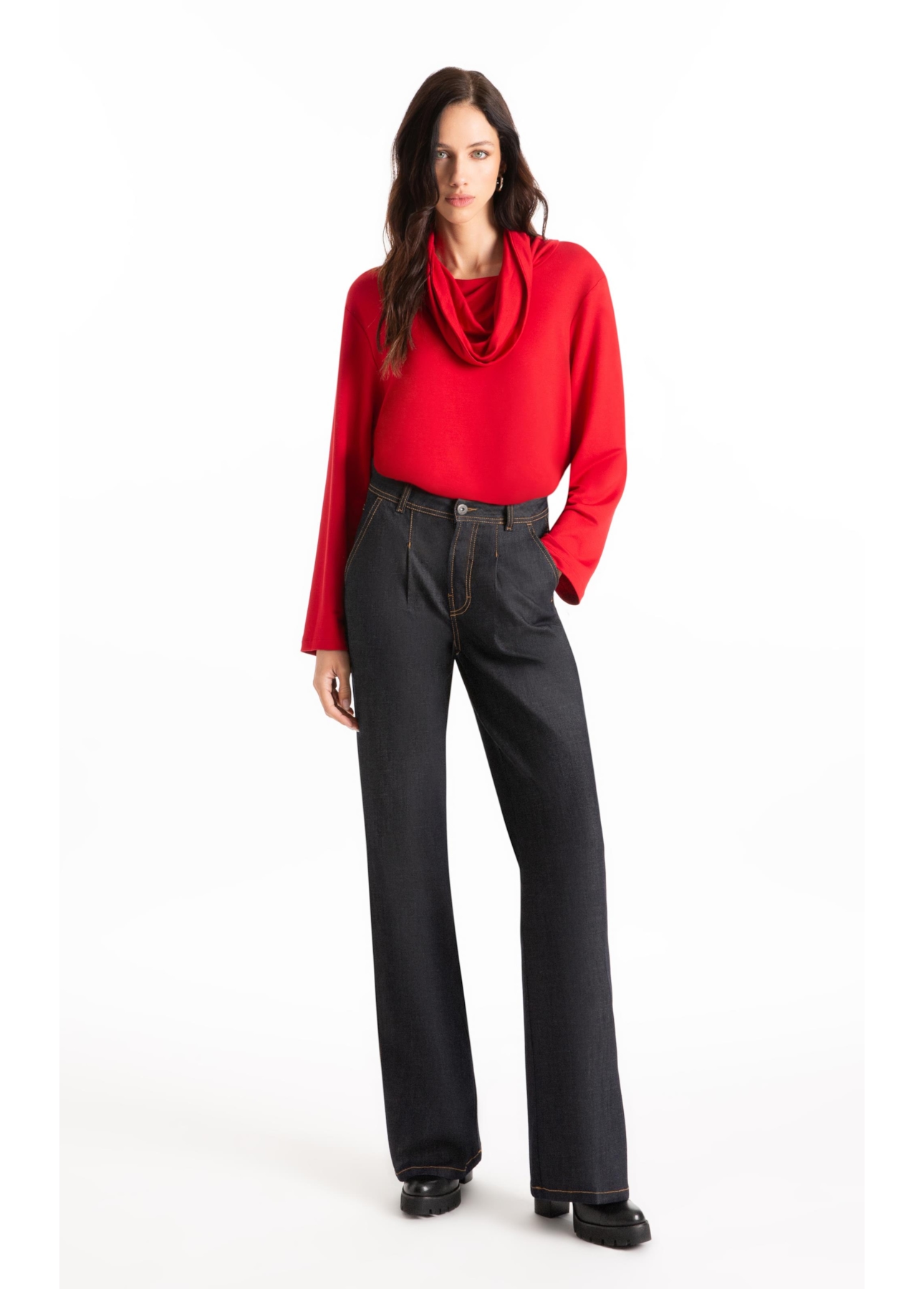 Calça Visco Indigo Elastic Patte Amaciado