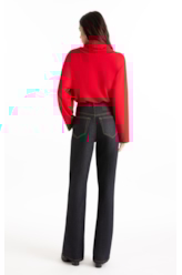 Calça Visco Indigo Elastic Patte Amaciado