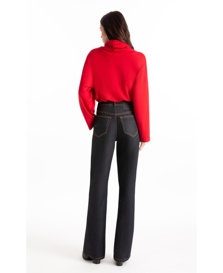 Calça Visco Indigo Elastic Patte Amaciado