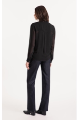 Calça Visco Indigo Elastic Reta Amaciado C/ Resina