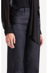 Calça Visco Indigo Elastic Reta Amaciado C/ Resina