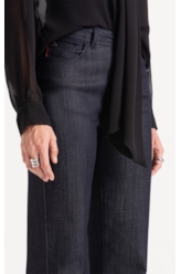 Calça Visco Indigo Elastic Reta Amaciado C/ Resina