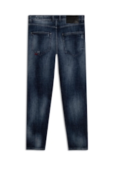 Calça Visco Indigo Elastic Rock Lav. Escuro C/ Puidos