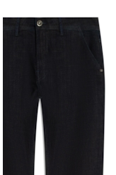 Calça Visco Indigo Elastic Skinny b Facao Lav.Escuro C/ Pincelado