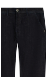 Calça Visco Indigo Elastic Skinny b Facao Lav.Escuro C/ Pincelado