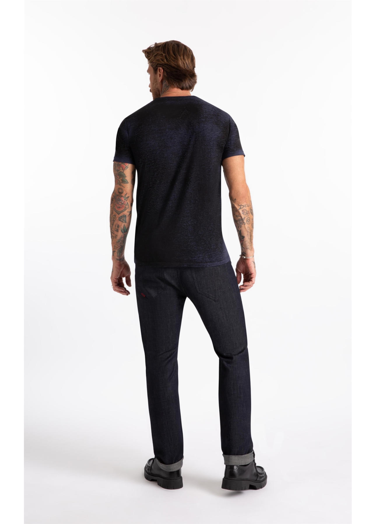Calça Visco Indigo Elastic Slim Amaciado