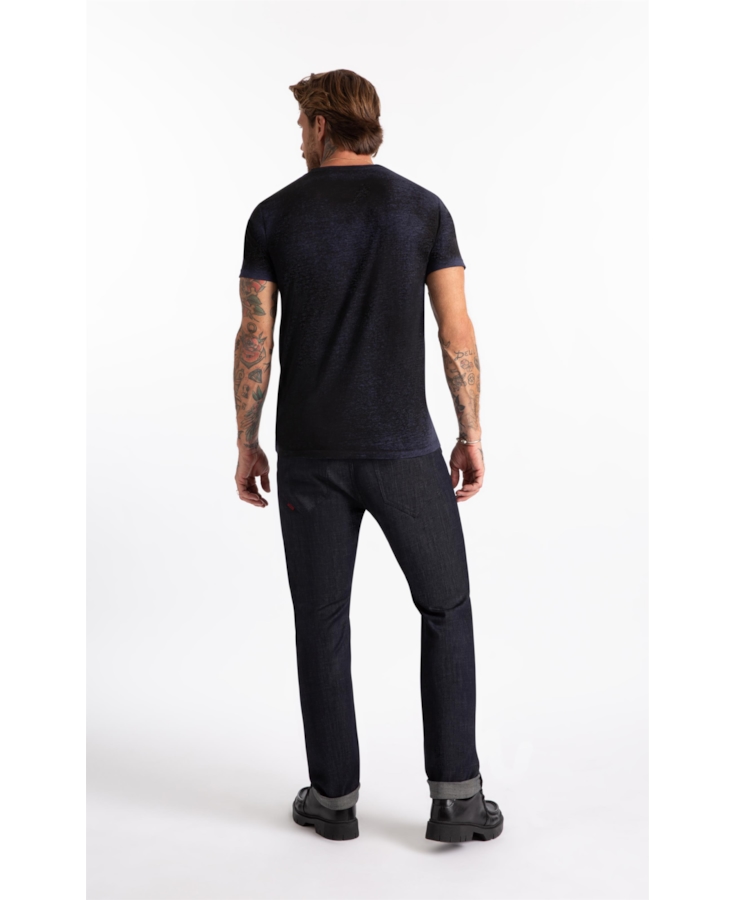 Calça Visco Indigo Elastic Slim Amaciado