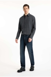 Calça Visco Indigo Elastic Slim Lav. Escuro