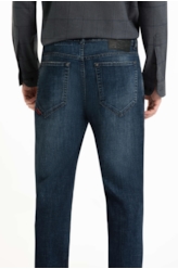 Calça Visco Indigo Elastic Slim Lav. Escuro