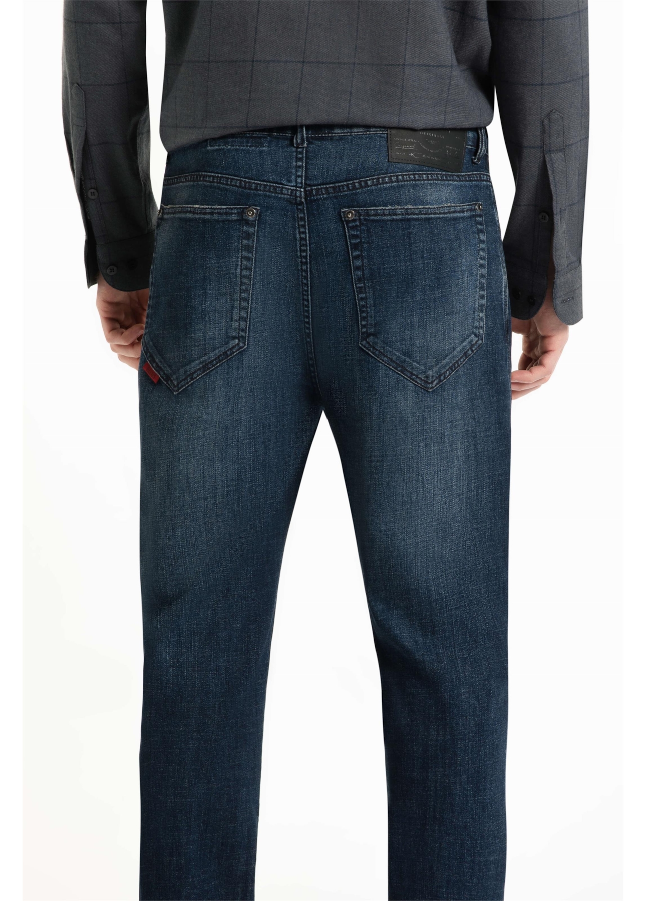 Calça Visco Indigo Elastic Slim Lav. Escuro