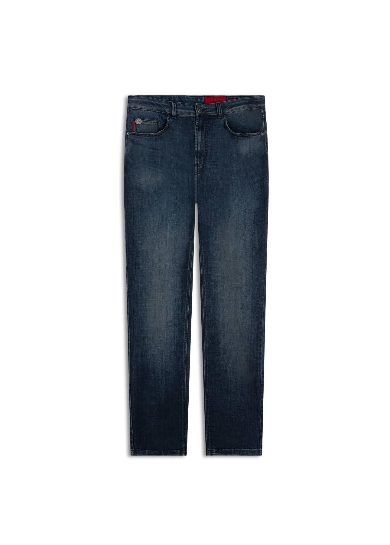 Calça Visco Indigo Elastic Slim Lav. Escuro