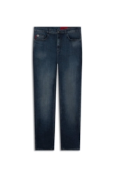 Calça Visco Indigo Elastic Slim Lav. Escuro