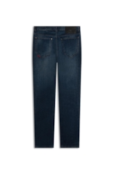 Calça Visco Indigo Elastic Slim Lav. Escuro