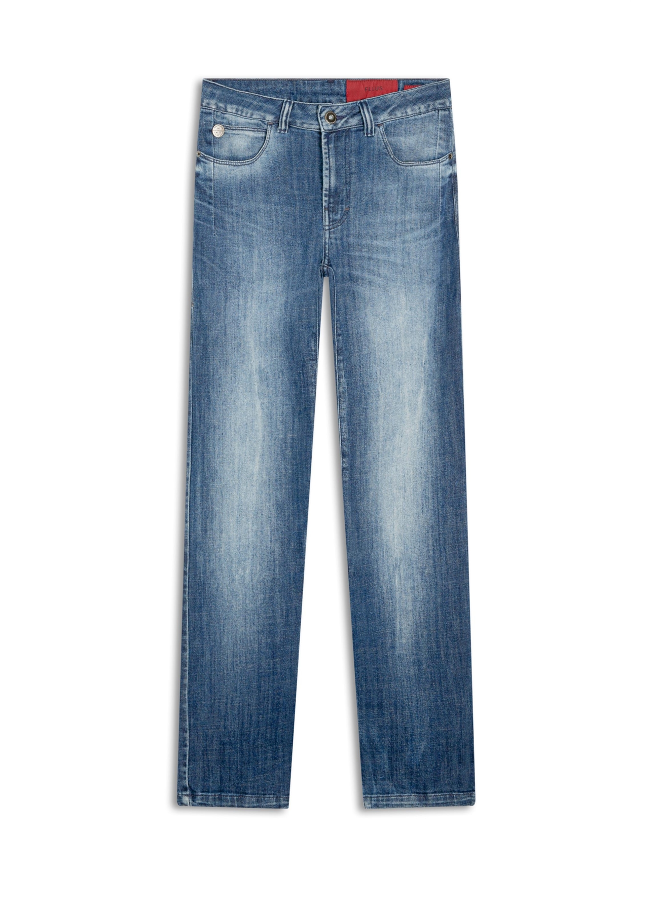 Calça Visco Indigo Elastic Slim Lav. Escuro C/ Tie Dye
