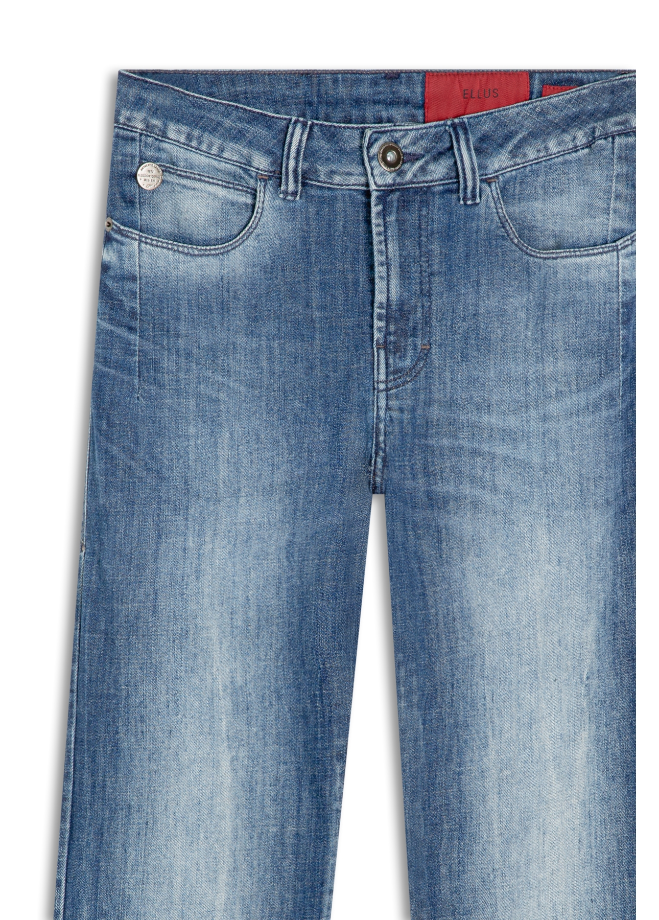 Calça Visco Indigo Elastic Slim Lav. Escuro C/ Tie Dye