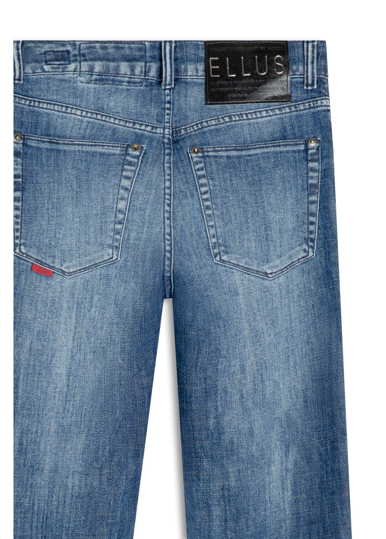 Calça Visco Indigo Elastic Slim Lav. Escuro C/ Tie Dye