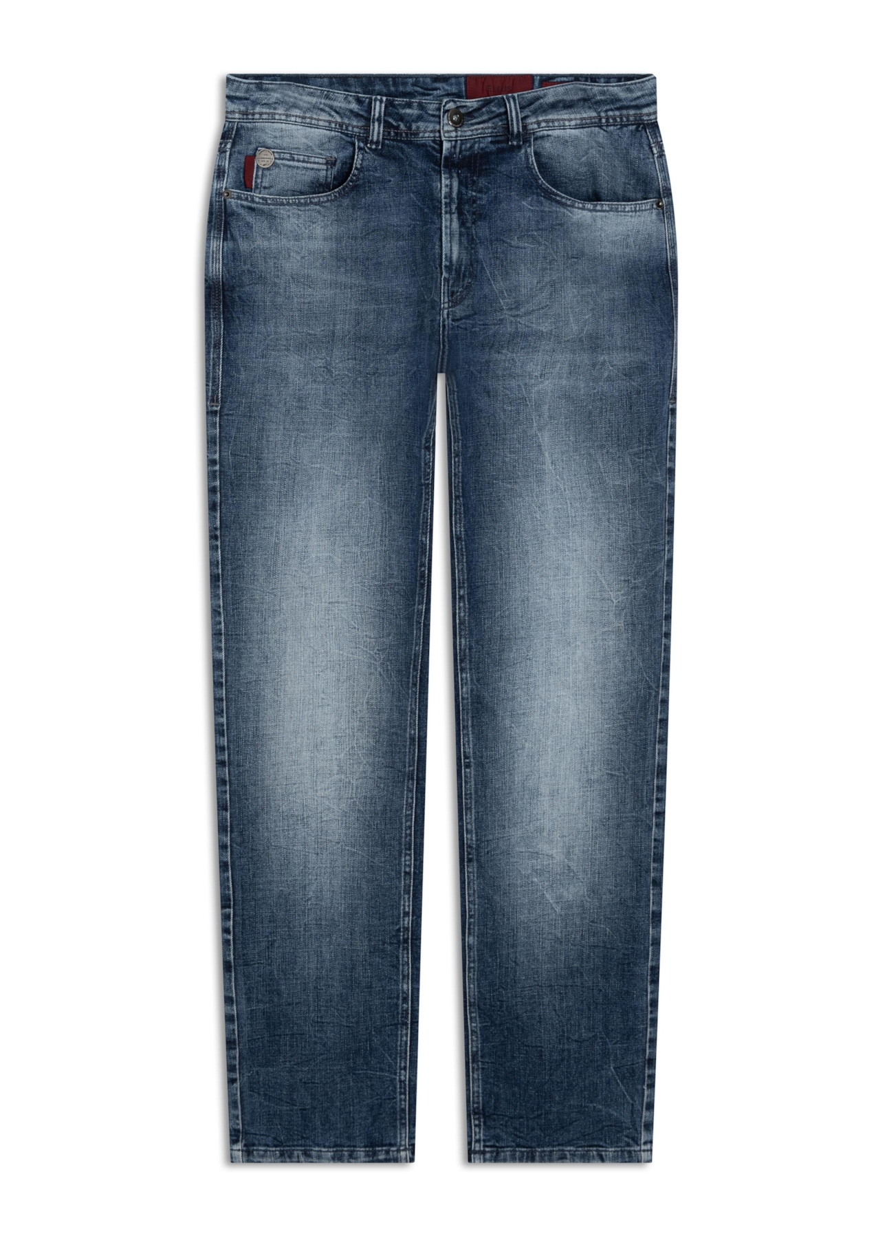 Calça Visco Indigo Elastic Slim Lav.Médio