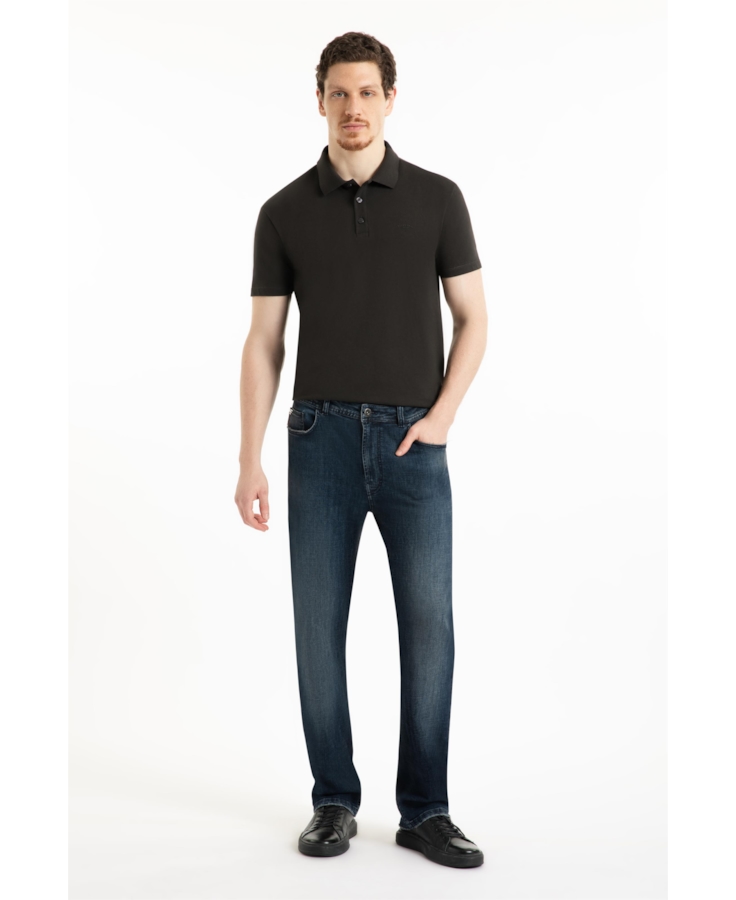 Calça Visco Indigo Elastic Straight Lav. Escuro Ii