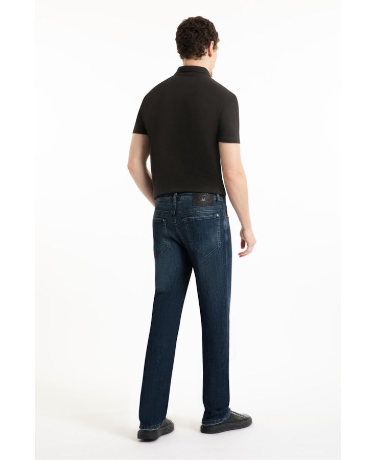 Calça Visco Indigo Elastic Straight Lav. Escuro Ii