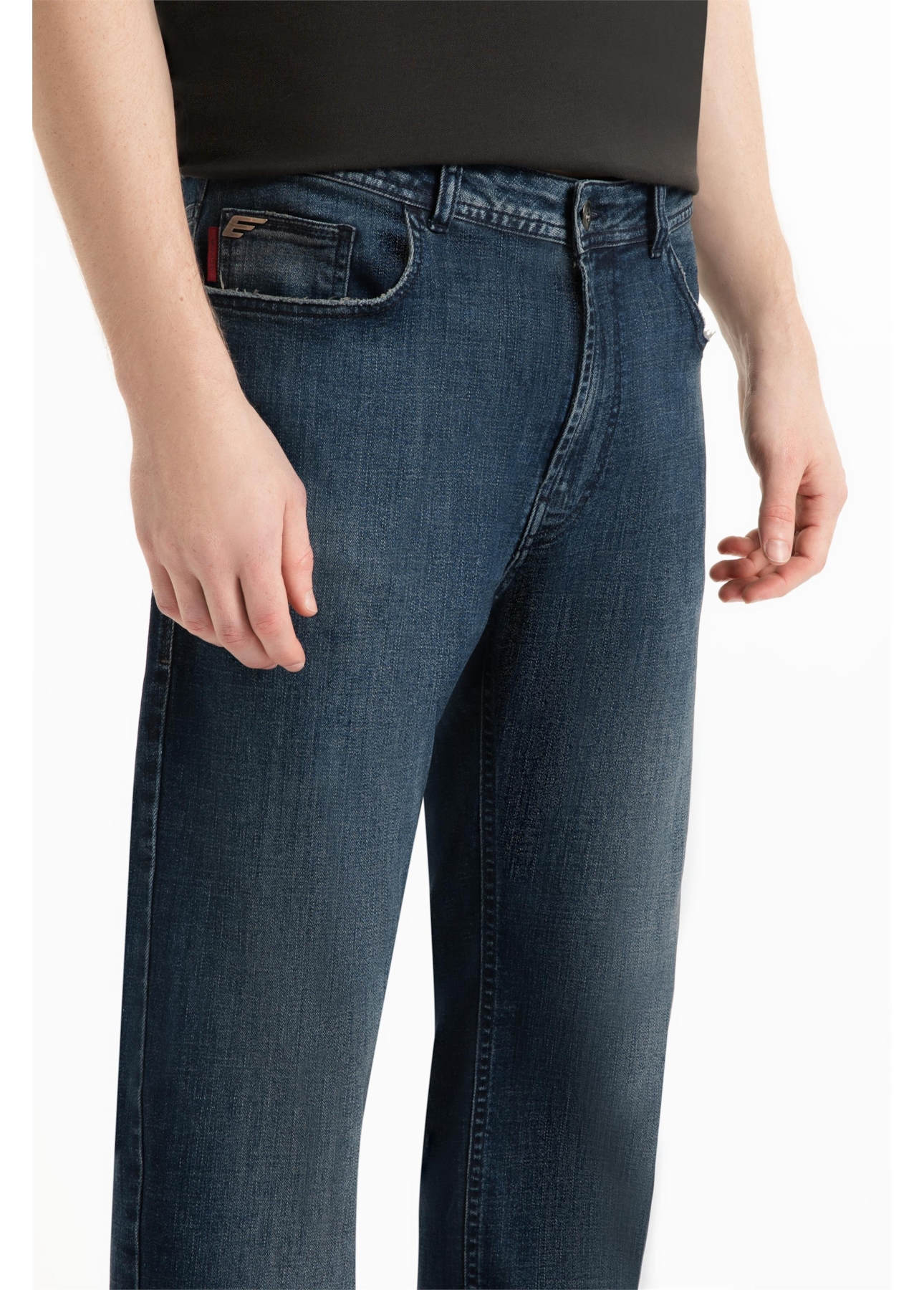 Calça Visco Indigo Elastic Straight Lav. Escuro Ii