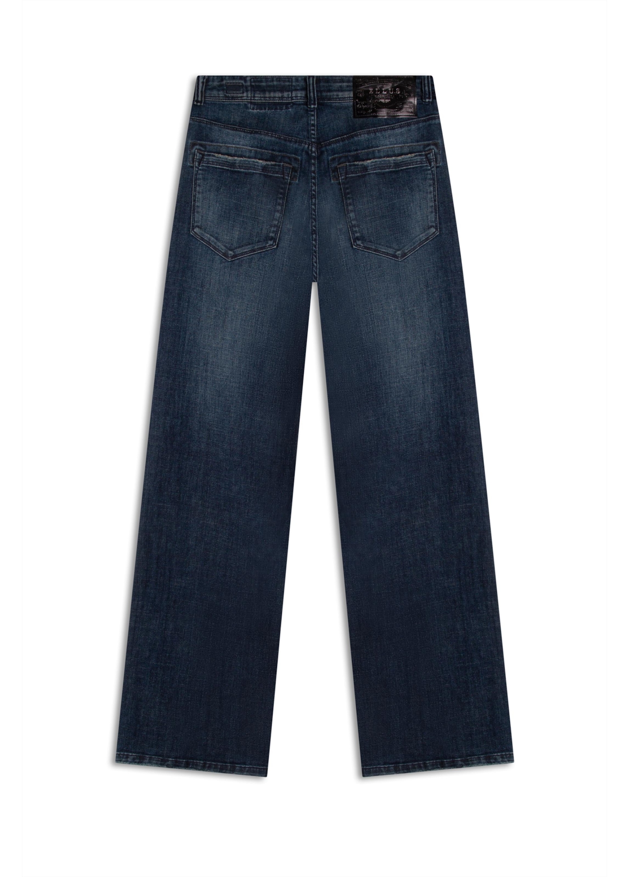 Calça Visco Indigo Elastic Wide Leg Lav. Escuro C/ Matiz