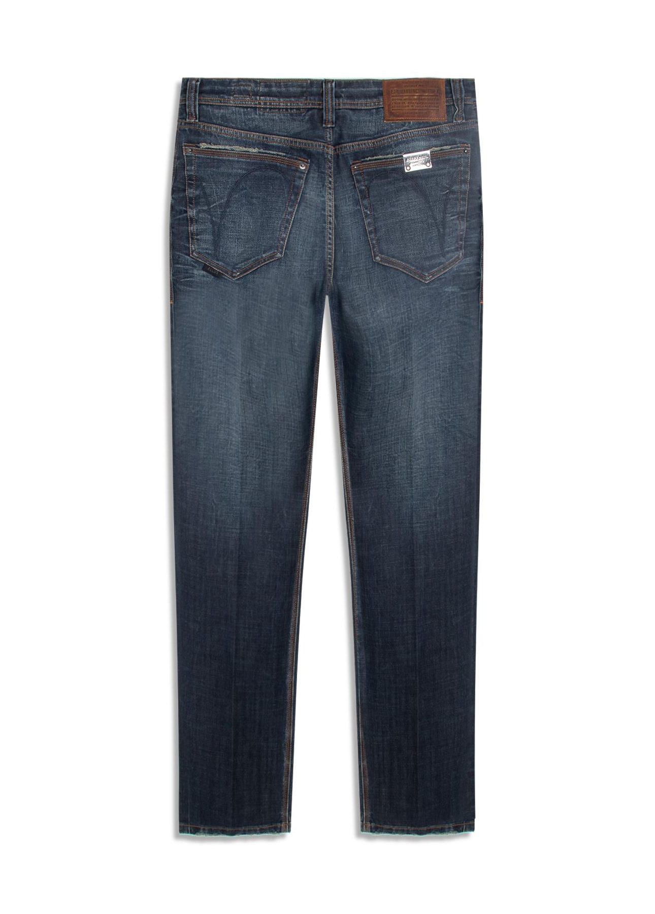 Calça Visco Indigo Slim Filigrana Lav.Escuro