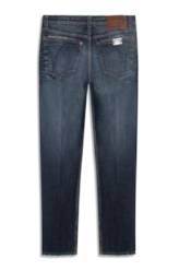 Calça Visco Indigo Slim Filigrana Lav.Escuro