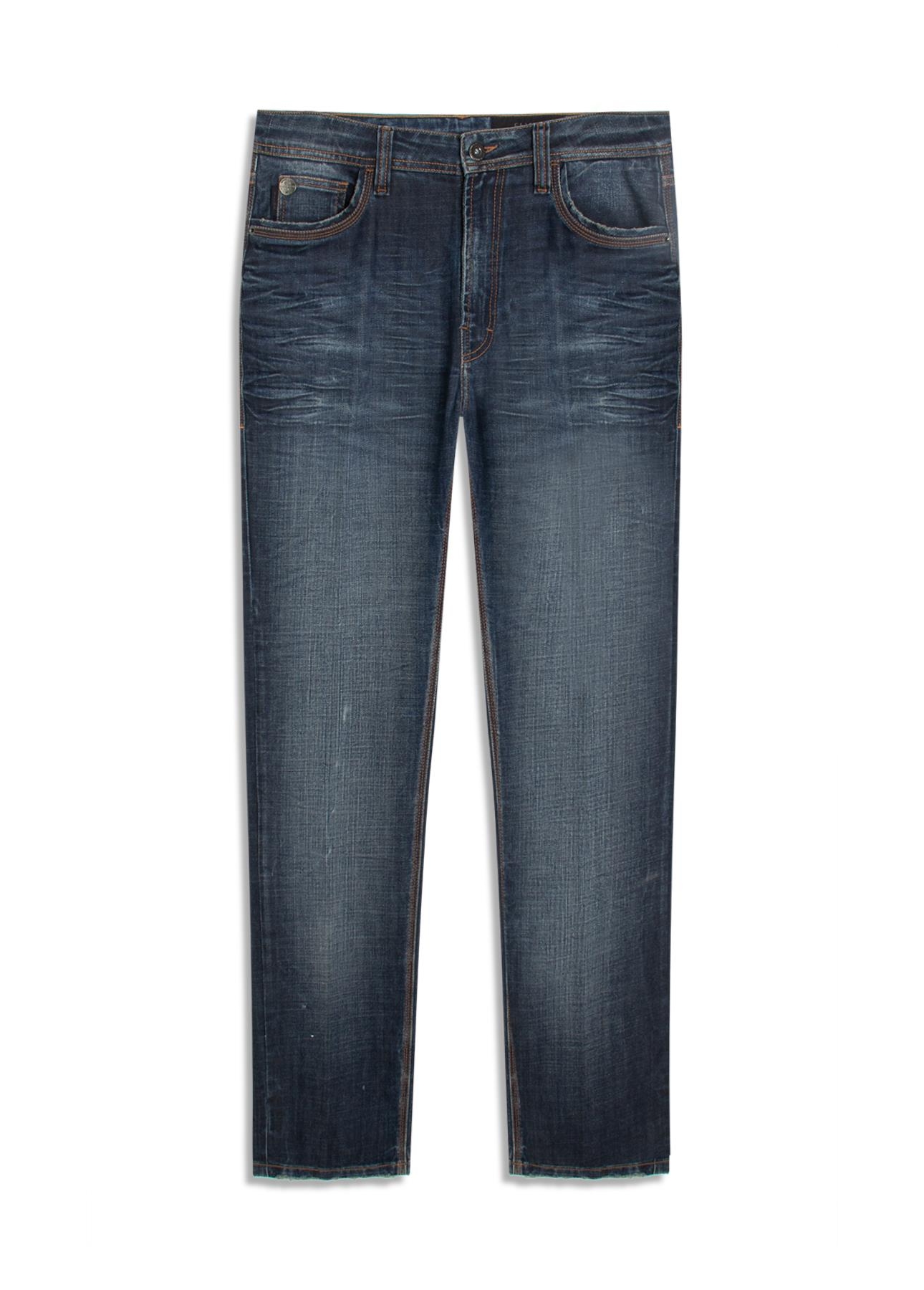 Calça Visco Indigo Slim Filigrana Lav.Escuro