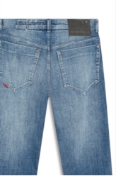 Calça Visco Indigo Trapezio Lav.Medio C/ Sky e Rede