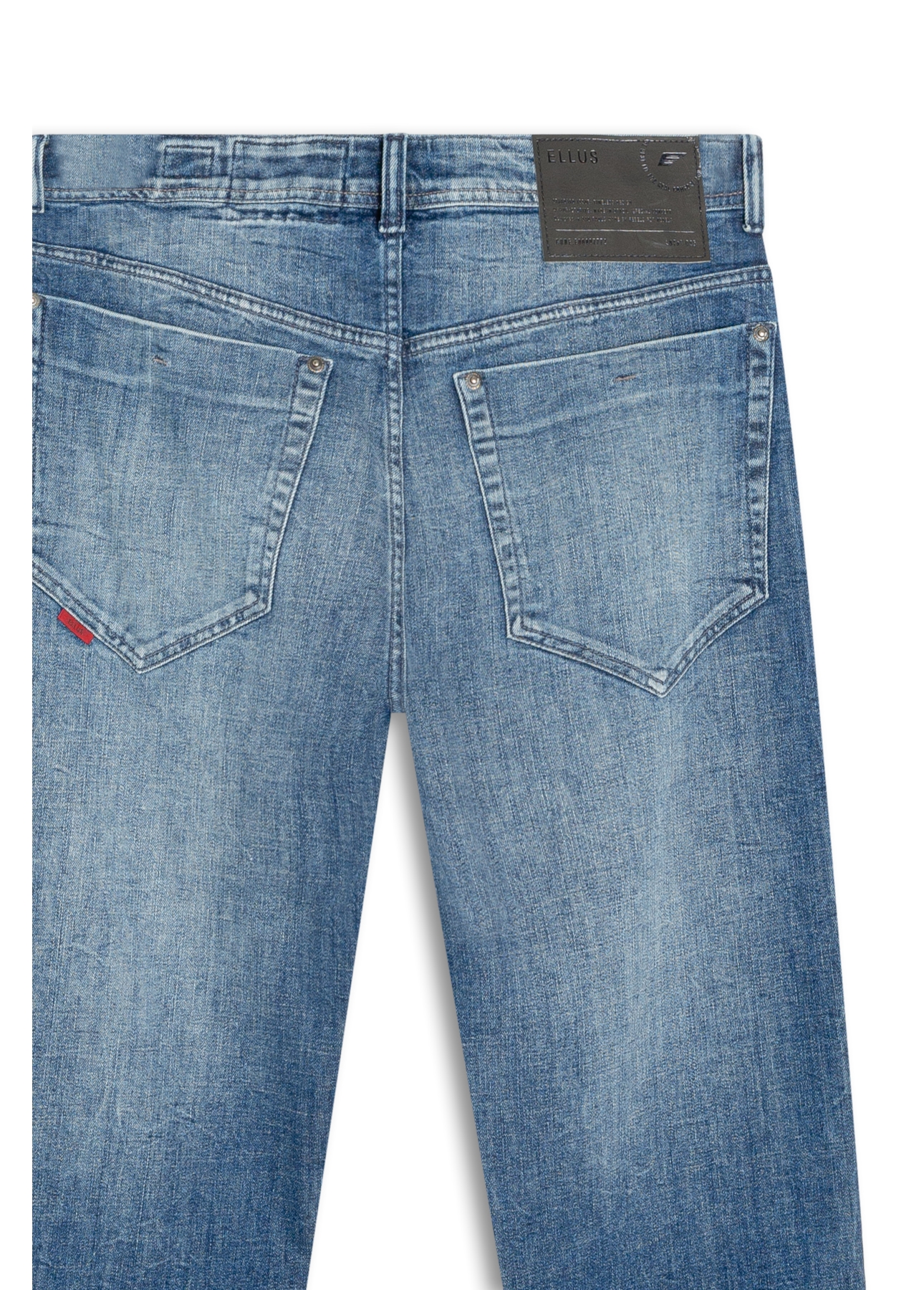Calça Visco Indigo Trapezio Lav.Medio C/ Sky e Rede