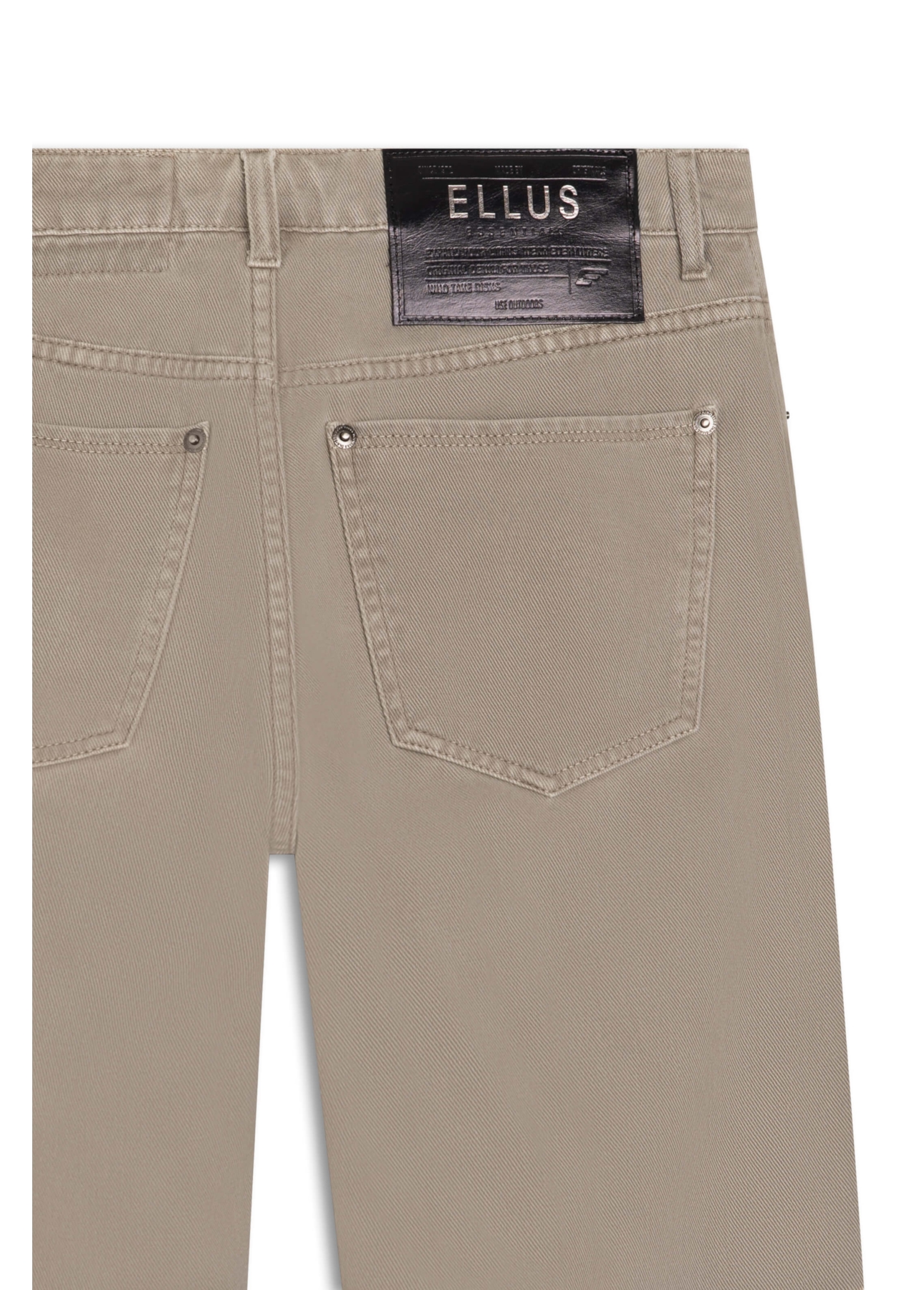Calça White Denim Baggy Destroyed Husk