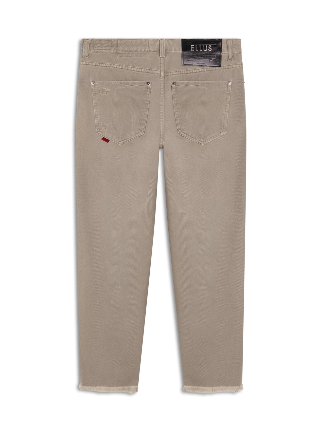 Calça White Denim Baggy Destroyed Husk
