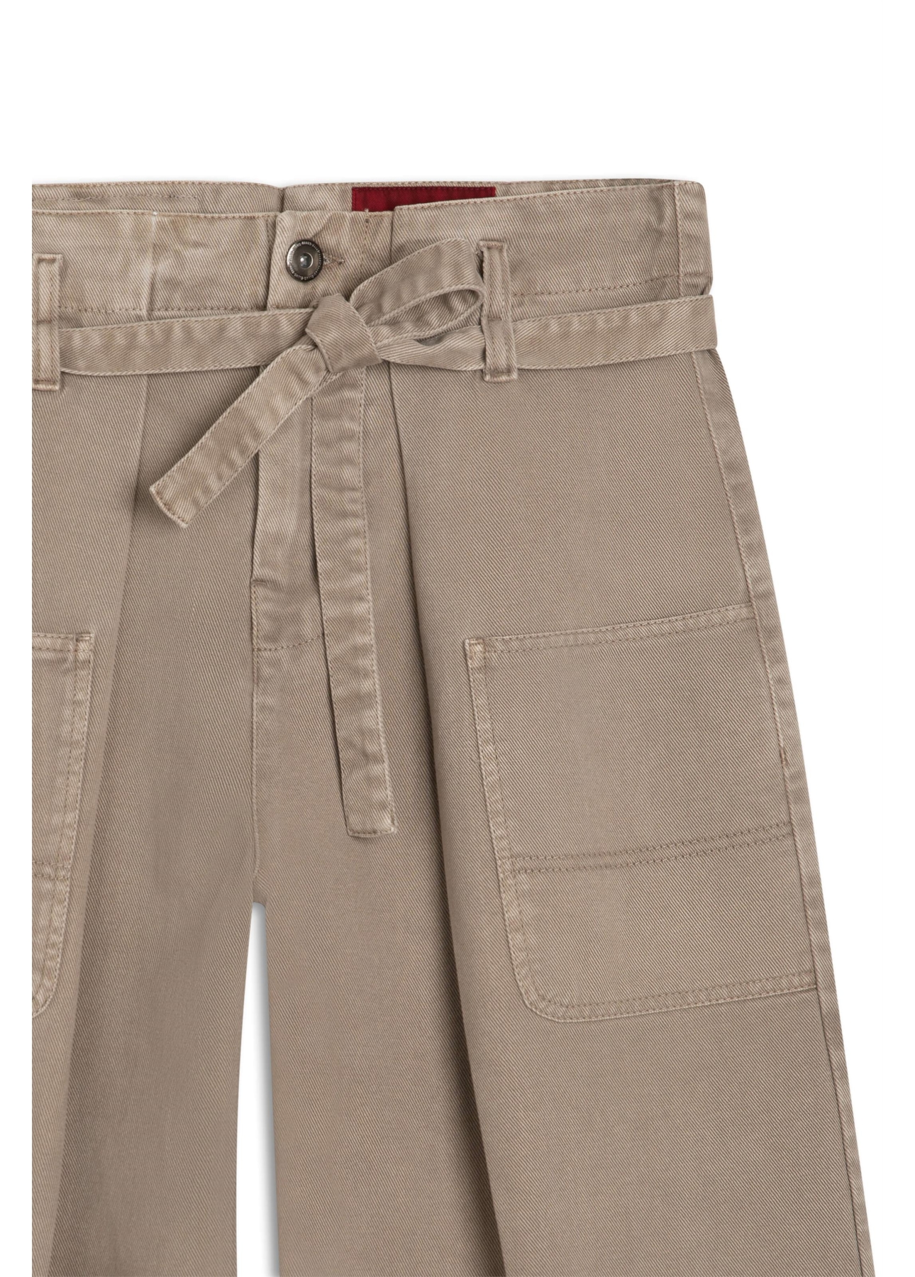 Calça White Denim Clochard Husk