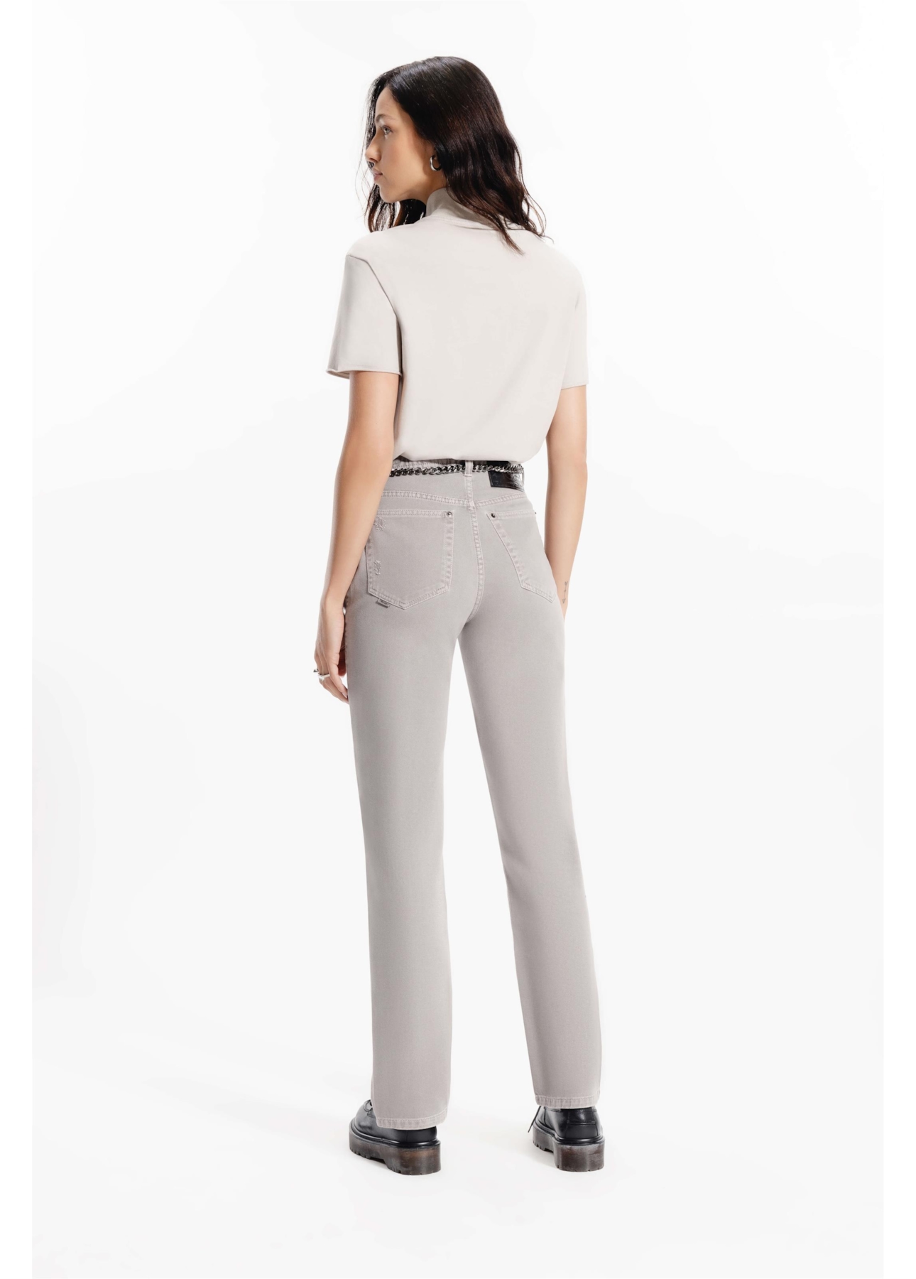 Calça White Denim Ellus Niquel
