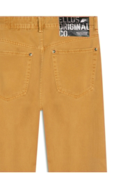 Calça White Denim Ii Slouch Vista de Botao Whisky