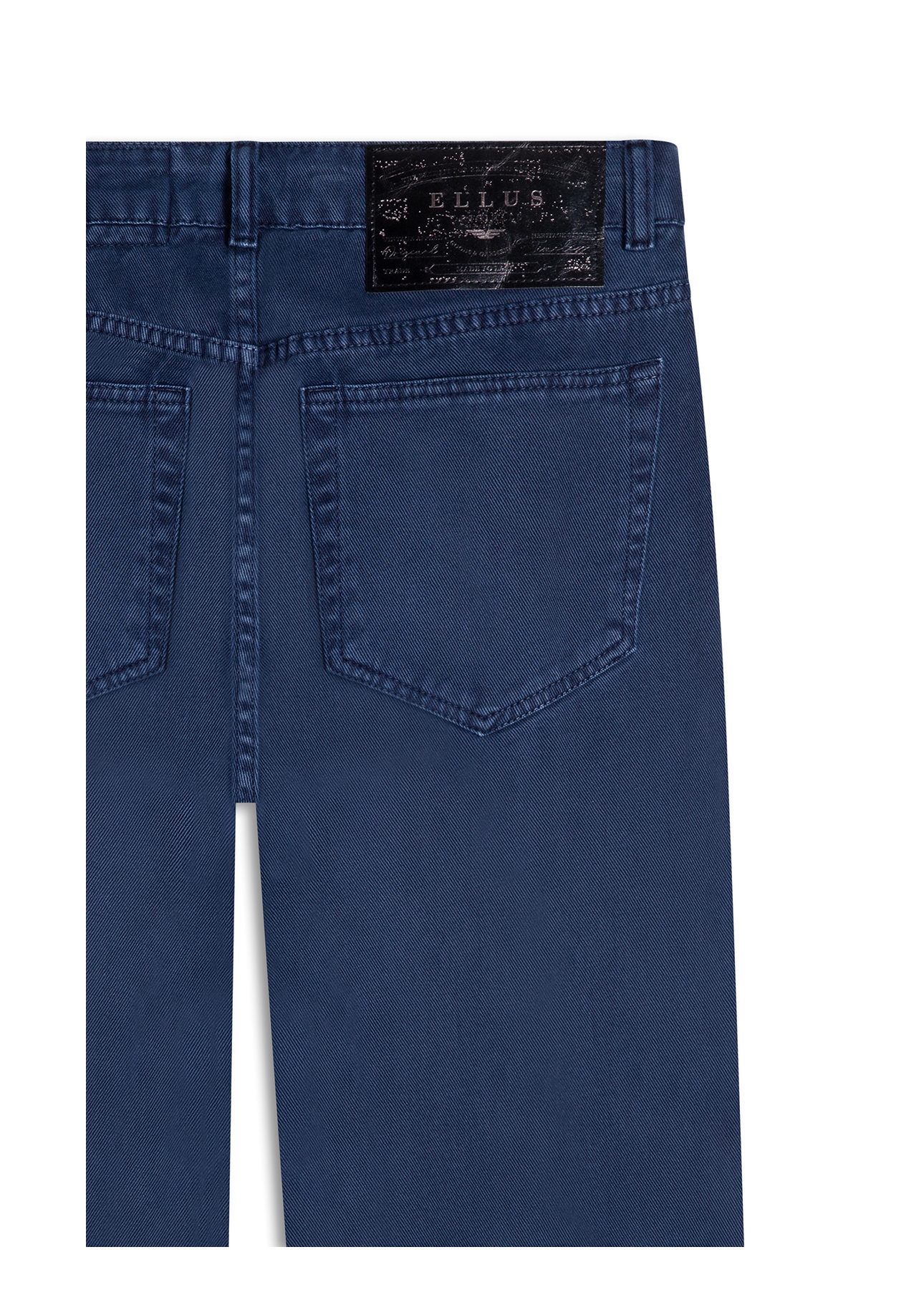 Calça White Denim Iii Low Rise Reta 5 Pocket  Marinho