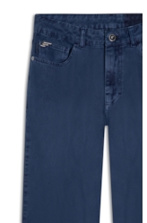 Calça White Denim Iii Low Rise Reta 5 Pocket  Marinho