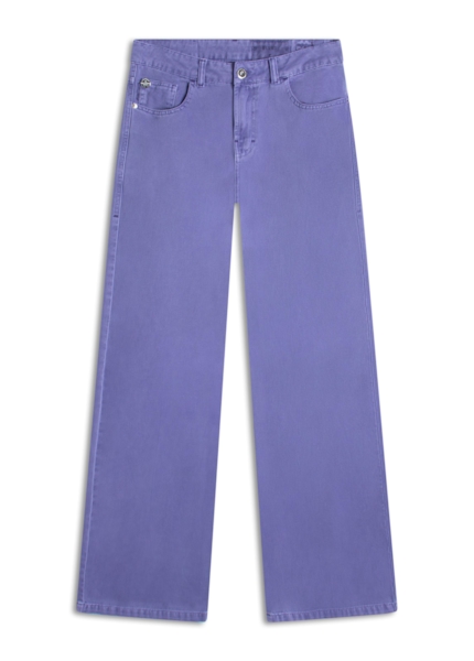 Calça White Denim Iii Wide 5 Pockets Azul Jeans