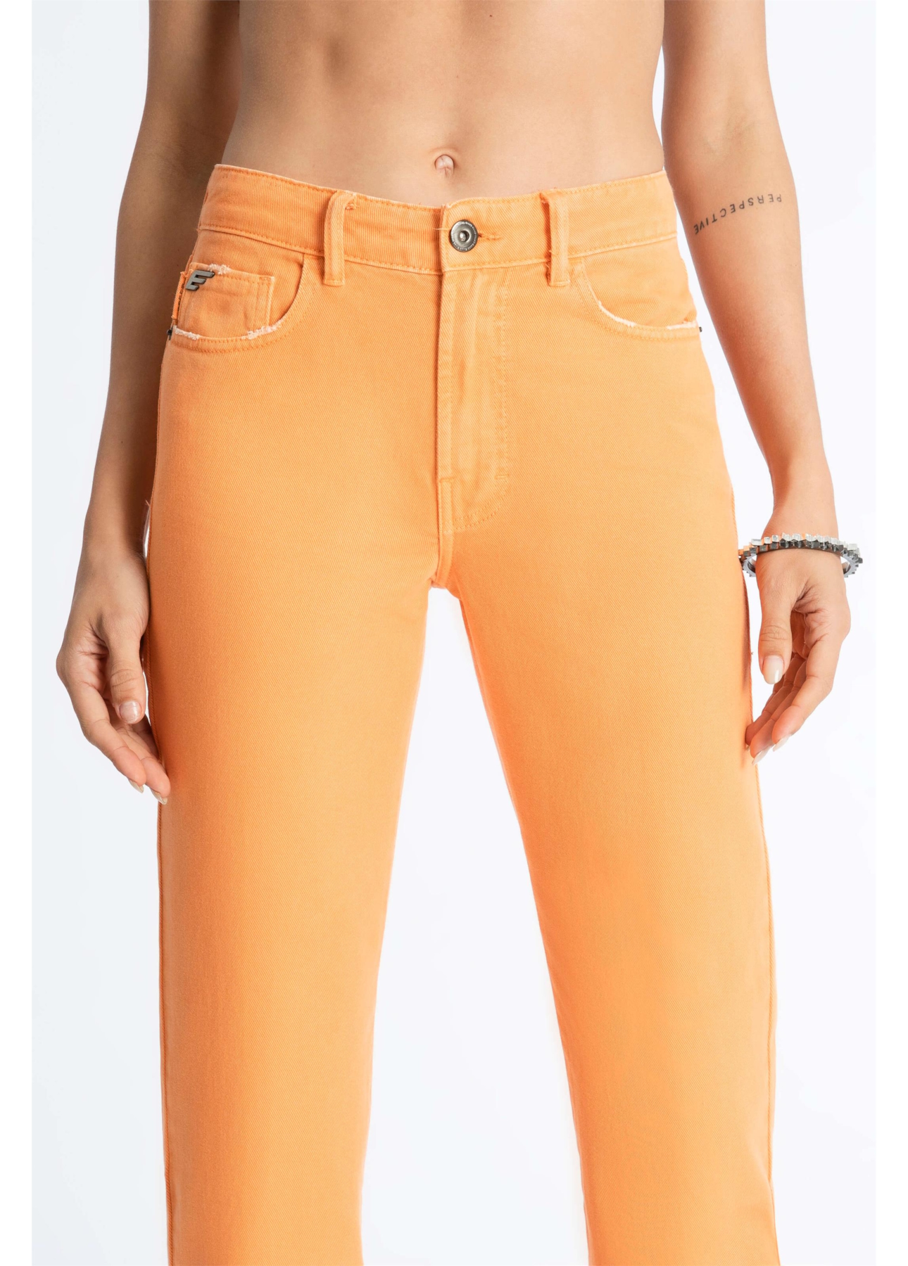Calça White Denim Pessego