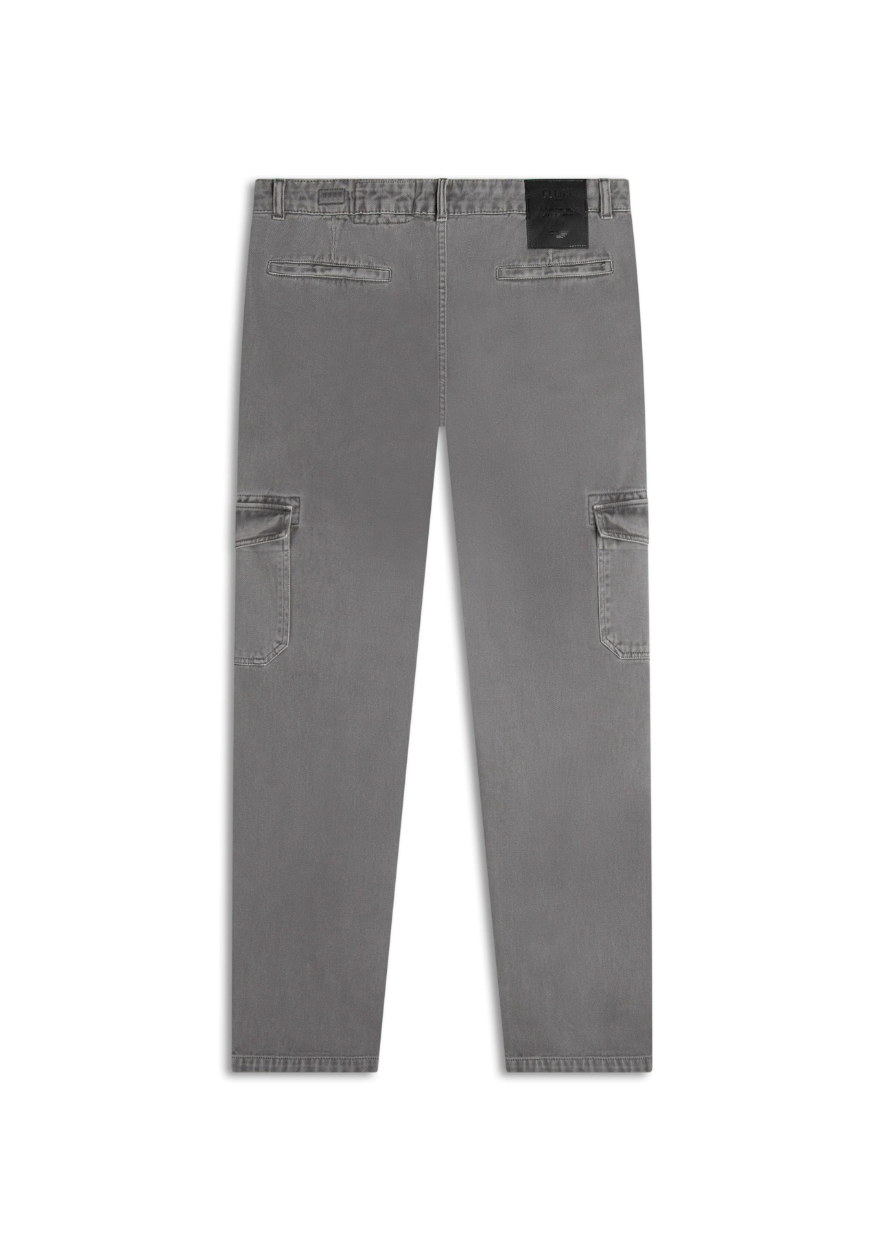 Calça White Denim Slim Cargo Cinza