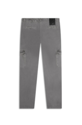 Calça White Denim Slim Cargo Cinza