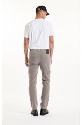 Calça White Denim Slim Cargo Cinza