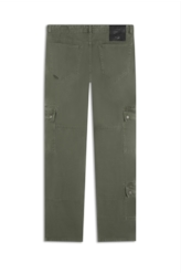 Calça White Denim Straigth Verde Escuro